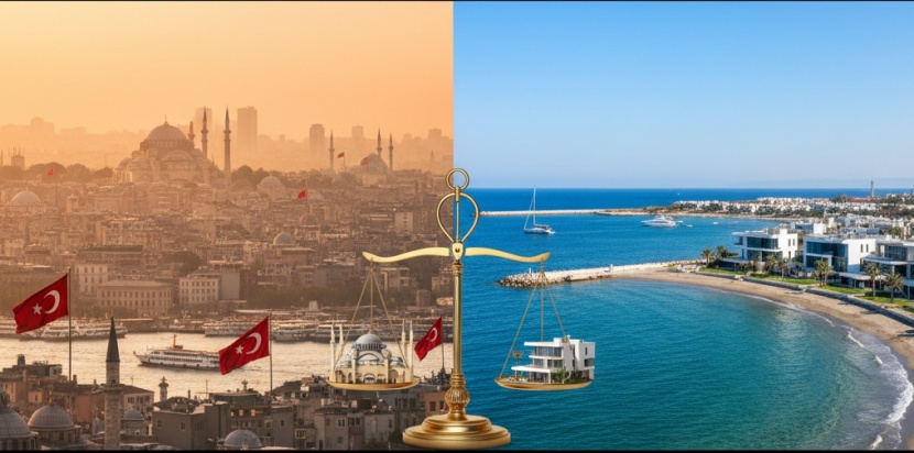 سرمایه‌گذاری قبرس شمالی یا ترکیه؟ تحلیل جامع سودآوری، اقامت و کیفیت زندگی ۲۰۲۶